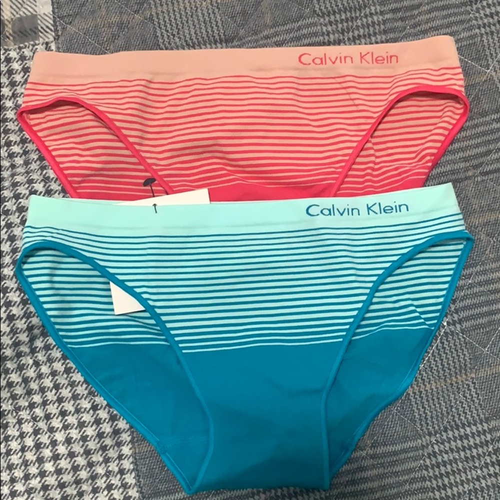 Calvin Klein pure seamless 2 pack bikini panties